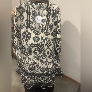 NWT Black and White Patterned Women's Dress